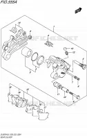 REAR CALIPER for Suzuki V-STROM 650 2015