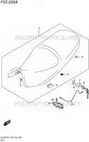 SEAT for Suzuki V-STROM 650 2015
