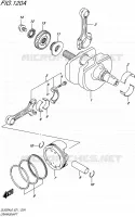 CRANKSHAFT for Suzuki V-STROM 650 2016