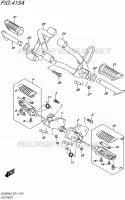 FOOTREST for Suzuki V-STROM 650 2016