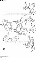 FRAME (DR200SL6 E03) for Suzuki DR 200 2016