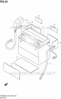BATTERY for Suzuki DR 650 2012
