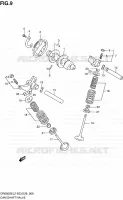 CAMSHAFT   VALVES for Suzuki DR 650 2012