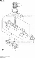 CRANKSHAFT for Suzuki DR 650 2012