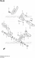 FOOTREST for Suzuki DR 650 2012