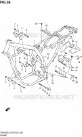 FRAME (DR650SEL2 E03) for Suzuki DR 650 2012