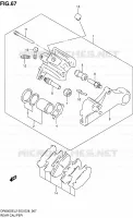 REAR CALIPER for Suzuki DR 650 2012