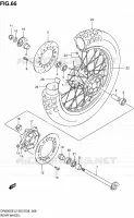 REAR WHEEL for Suzuki DR 650 2012