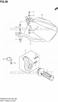 RIGHT LEVER for Suzuki DR 650 2012