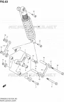 SHOCK ABSORBER LINKAGE (DR650SEL2 E03) for Suzuki DR 650 2012