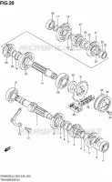 TRANSMISSION for Suzuki DR 650 2012