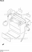 BATTERY for Suzuki DR 650 2014
