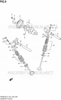 CAMSHAFT   VALVES for Suzuki DR 650 2014