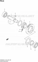 CRANK BALANCER for Suzuki DR 650 2014