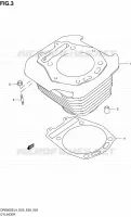 CYLINDER for Suzuki DR 650 2014