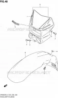HEADLIGHT BOWL for Suzuki DR 650 2014