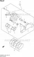 REAR CALIPER for Suzuki DR 650 2014