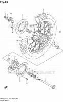 REAR WHEEL for Suzuki DR 650 2014