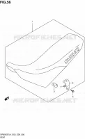 SEAT for Suzuki DR 650 2014