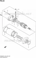 STARTER MOTOR for Suzuki DR 650 2014