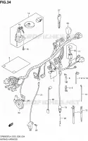 WIRING HARNESS (DR650SEL4 E33) for Suzuki DR 650 2014