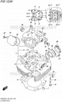 CYLINDER HEAD for Suzuki DR 650 2015