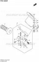 LEFT LEVER   HANDGRIP for Suzuki DR 650 2015