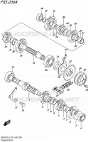 TRANSMISSION for Suzuki DR 650 2015