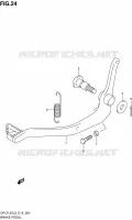 BRAKE PEDAL for Suzuki DR-Z 125 2013