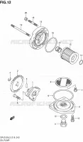 OIL PUMP for Suzuki DR-Z 125 2013
