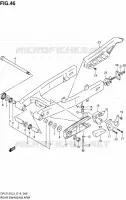 SWINGARM (DR Z125L3 E19) for Suzuki DR-Z 125 2013