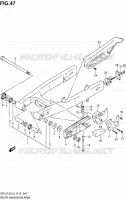 SWINGARM (DR Z125LL3_E19) for Suzuki DR-Z 125 2013