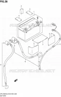 BATTERY for Suzuki DR-Z 400 2012