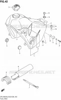 FUEL TANK (DR Z400SL2 E03) for Suzuki DR-Z 400 2012