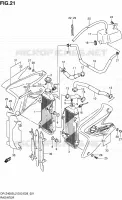 RADIATOR for Suzuki DR-Z 400 2012