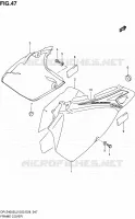 REAR FAIRING (DR Z400SL2 E03) for Suzuki DR-Z 400 2012