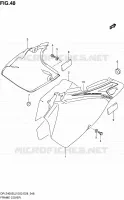 REAR FAIRING (DR Z400SL2 E28) for Suzuki DR-Z 400 2012