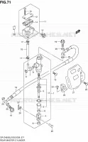 REAR MASTER CYLINDER for Suzuki DR-Z 400 2012