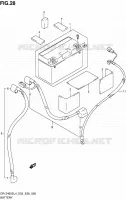 BATTERY for Suzuki DR-Z 400 2014