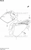 REAR FAIRING (DR Z400SL4 E03) for Suzuki DR-Z 400 2014