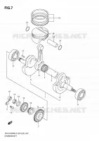 CRANKSHAFT for Suzuki DR-Z 400 2010