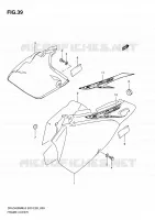 REAR FAIRING for Suzuki DR-Z 400 2010