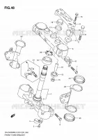 STEERING STEM for Suzuki DR-Z 400 2010