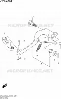 BRAKE PEDAL for Suzuki DR-Z 400 2016