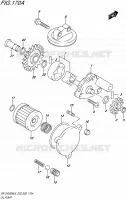OIL PUMP for Suzuki DR-Z 400 2016