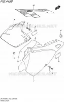 REAR FAIRING (DR Z400SML6 E28) for Suzuki DR-Z 400 2016