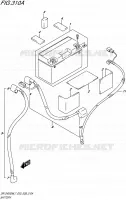 BATTERY for Suzuki DR-ZSM 400 2017
