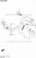 BRAKE PEDAL for Suzuki DR-ZSM 400 2017