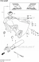 FUEL TANK (DR Z400SML7 E28) for Suzuki DR-ZSM 400 2017