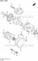 OIL PUMP for Suzuki DR-ZSM 400 2017